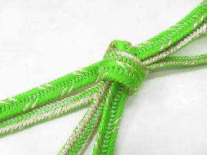 リサイクル　和装小物　帯締め　振袖用　金糸　正絹　手組　変わり組